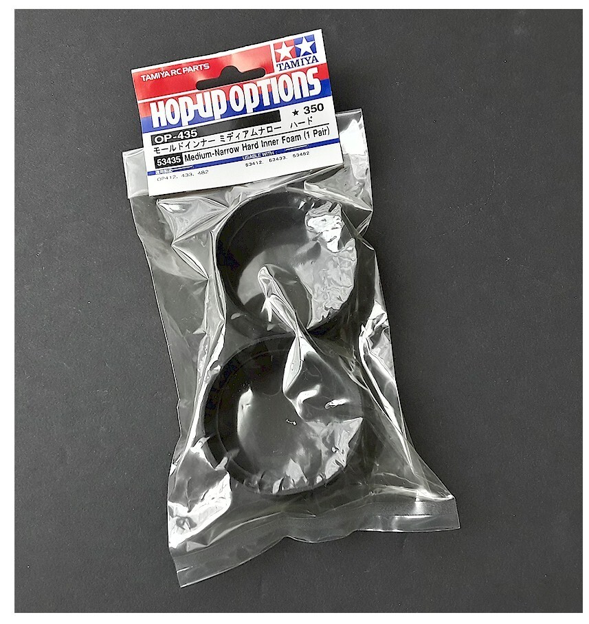 Tamiya Hop-Up Medium-Narrow Hard Inner Foam (1 Pair) 53435 TC-01
