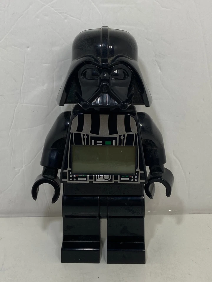 🐞 LEGO Darth Vader Digital LCD Alarm Clock 9.5" Tall Working EUC - G3 - Image 2 of 4