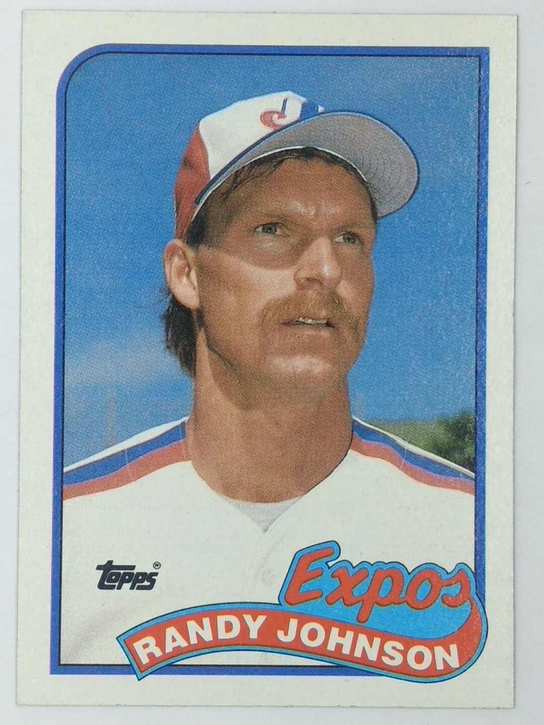 1989 89 Topps Randy Johnson Rookie RC #647, Expos, Mariners, HOF
