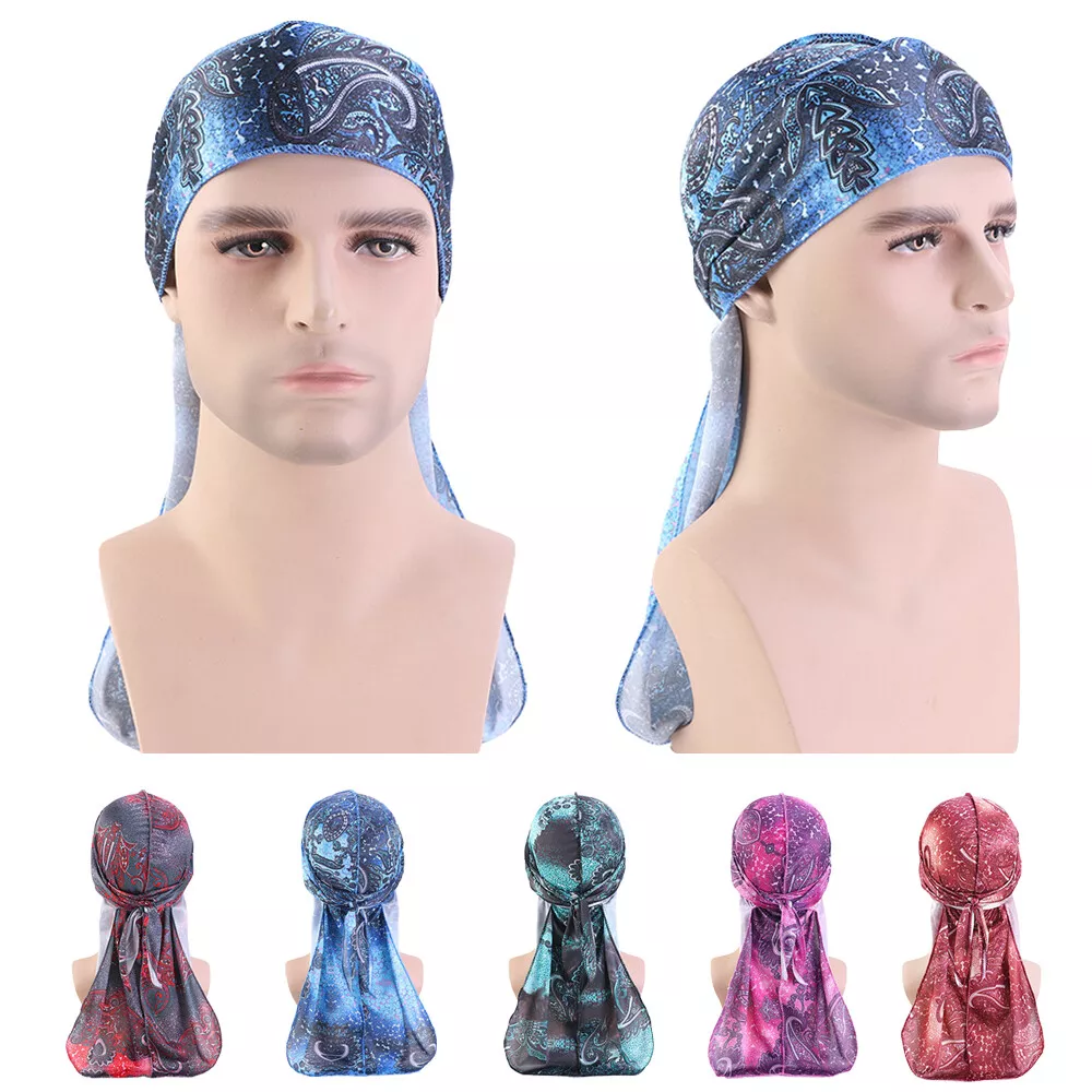 Bandana Durag preta pano leve