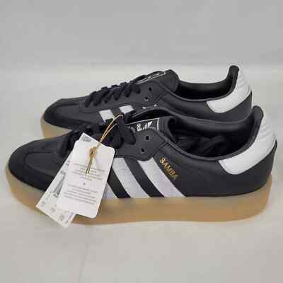 Size 10 - adidas Sambae Black White Gum W for sale online | eBay