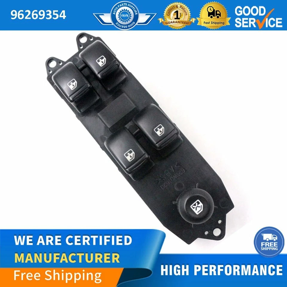 Auto Master Power Door Window Switch For DAEWOO NUBIRA LHD Left Driver 96269354 - Изображение 3 из 4