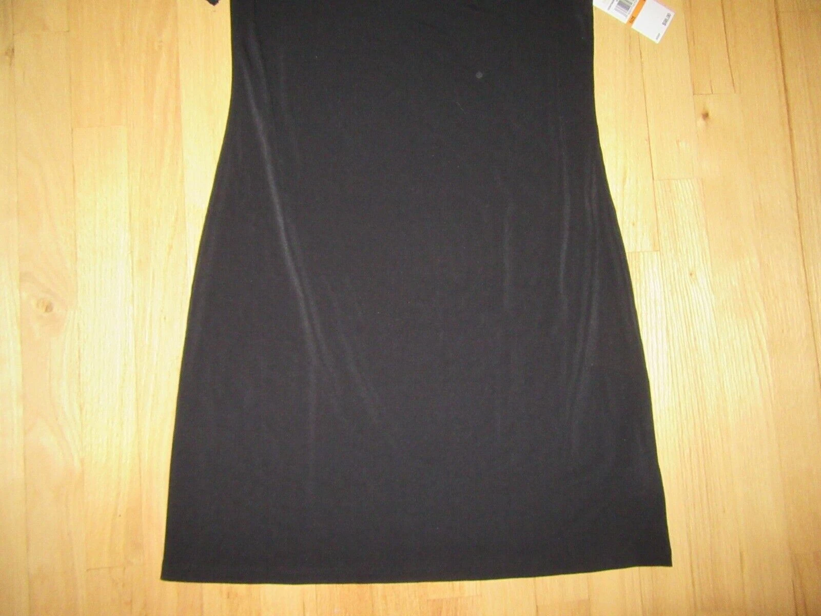 Abito 21B NUOVO CON ETICHETTE MICHAEL KORS NERO MANICHE CORTE MAGLIA TOP TAGLIA SMALL RETAIL $98!