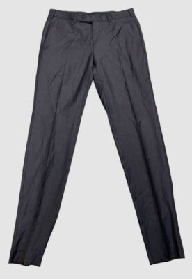 $1380 Ermenegildo Zegna Men's Blue Textured Wool Silk Dress Pants $1380 Ermenegildo Zegna Men's Blue Textured Wool Silk Dress Pants