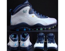 Air Jordan 10 Retro Rio Wolf Grey Men's Trainers (2016) 310805-019 Size 8 Rare!