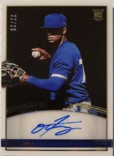 2022 Otto Lopez Chronicles Studio Black Signatures /25 #SBSOL - Blue Jays 
