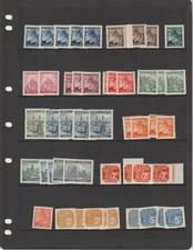 Germany NAZI OCCUPATION BOHEMIA & MORAVIA 1938-1944 Collection Accumulation MNH