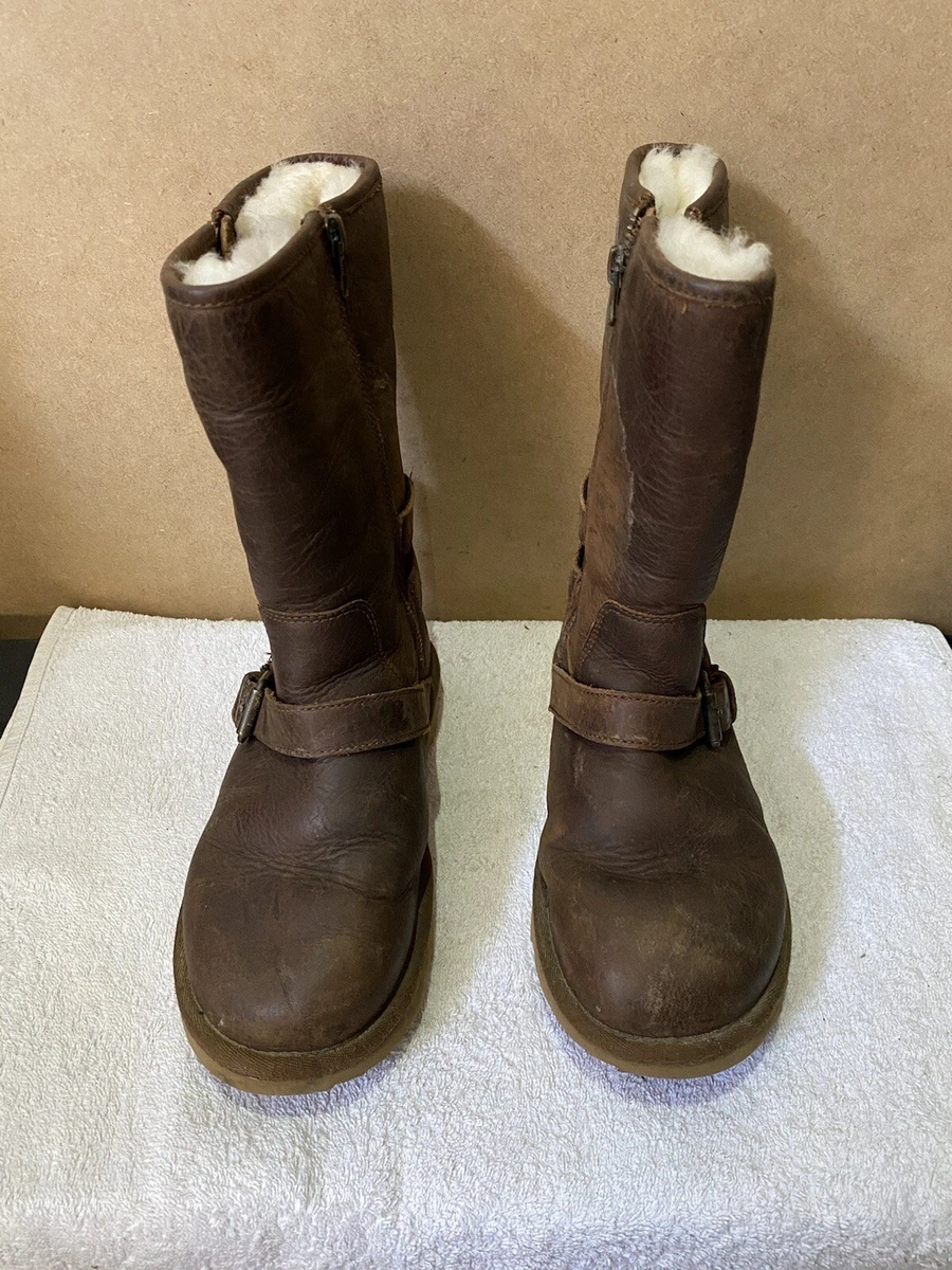 UGG KAILA TOAST SHEARLING LINED BOOTS SIZE 2 U.K. eBay