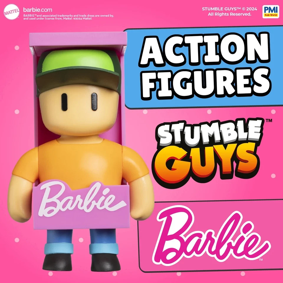 STUMBLE BOYS LEGENDARY BARBIE EDICIÓN LIMITADA EN CAJA 4" FAN GUY Foto 3 de 4
