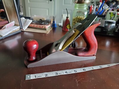 Vintage 1941 Stanley Two-Tone No.4 Smooth Plane Nice!!