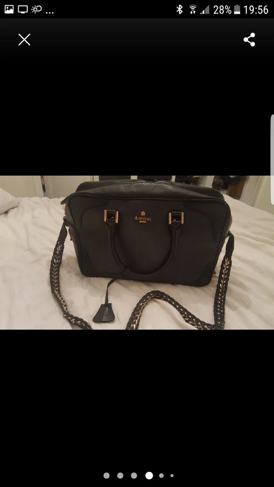 ASPINAL OF LONDON large Ladies Sofia Leather Handbag - Image 4 of 4