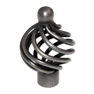Berenson 1 3/8'' Provence Birdcage Cabinet Knob Antique Pewter 9964-2AP-P