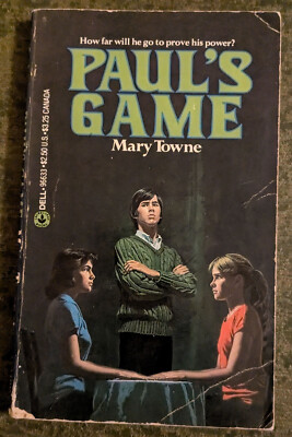 Paul's Game by Mary Towne - rare paperback horror book - 1983