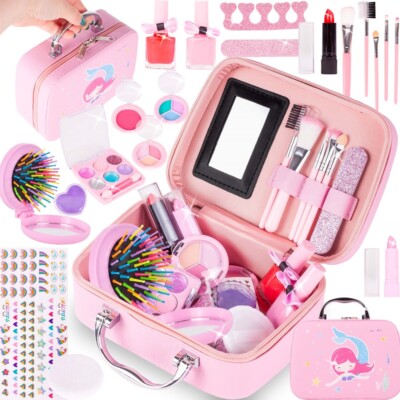 MalPlay Kinderschminke MAKE UP Kosmetikset für Mädchen|abwaschbar & sicher| 