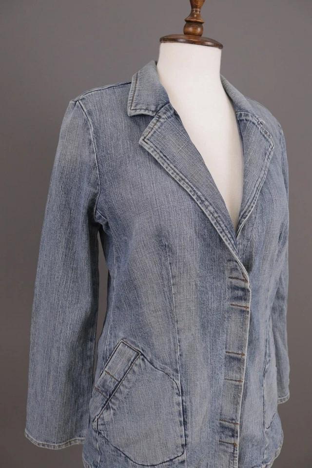 Chaqueta vaquera vintage años 90 W&L.T Walter Van Beirendonck 38 Foto 2 de 4