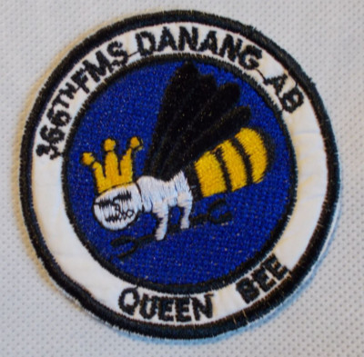 Aufnäher / Patch USAF Vietnam 366th Field Maintenance Squadron Danang AB Queen Bee