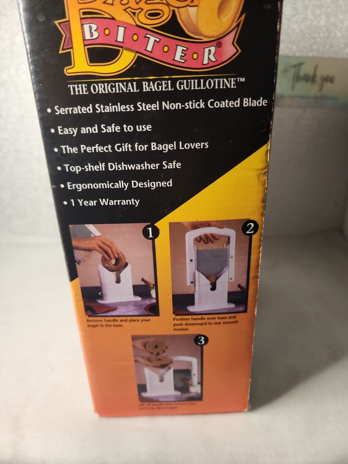 The Original Bagel Guillotine Bagel biter (T17) eBay