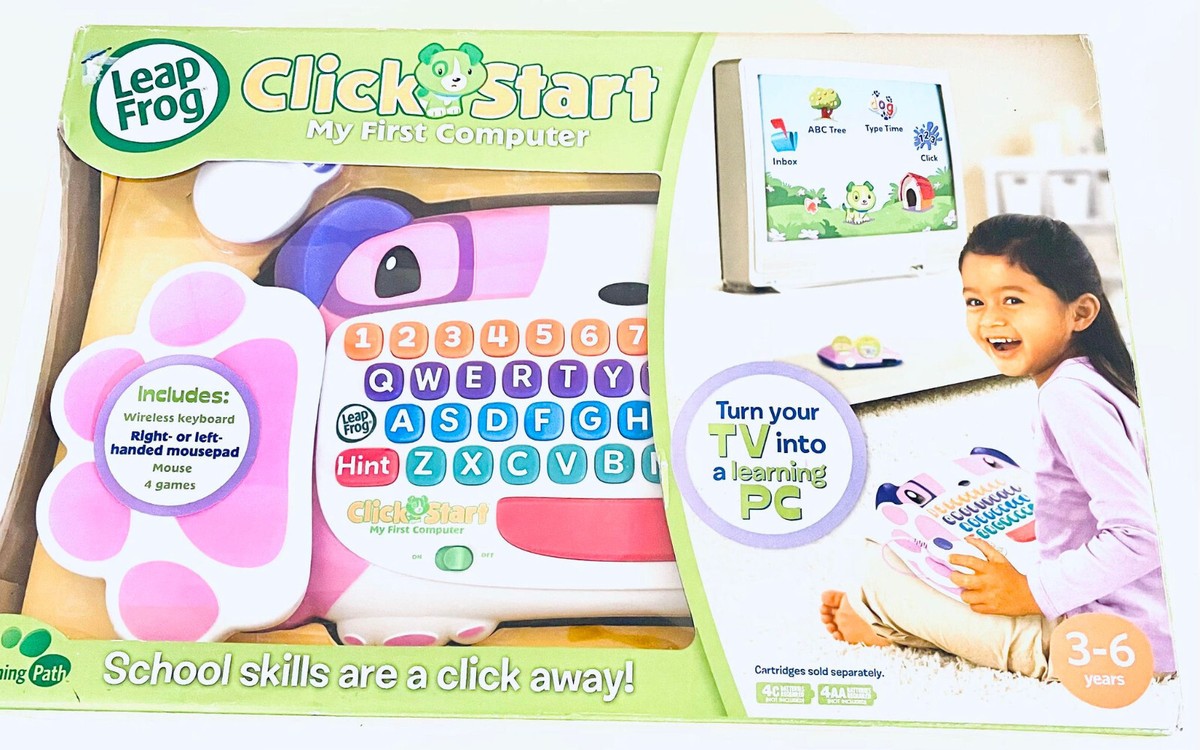 NEW LeapFrog Clickstart My First Computer w/ Wireless Keyboard