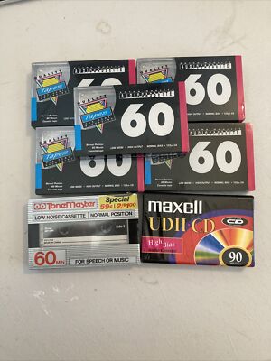 Vintage Retro Quality Tapes For Home Recording Extra Quality Audio Cassette Lot