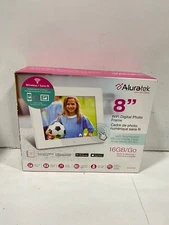 Aluratek ADPF08SF 8-Inch Digital Photo Frame - Black
