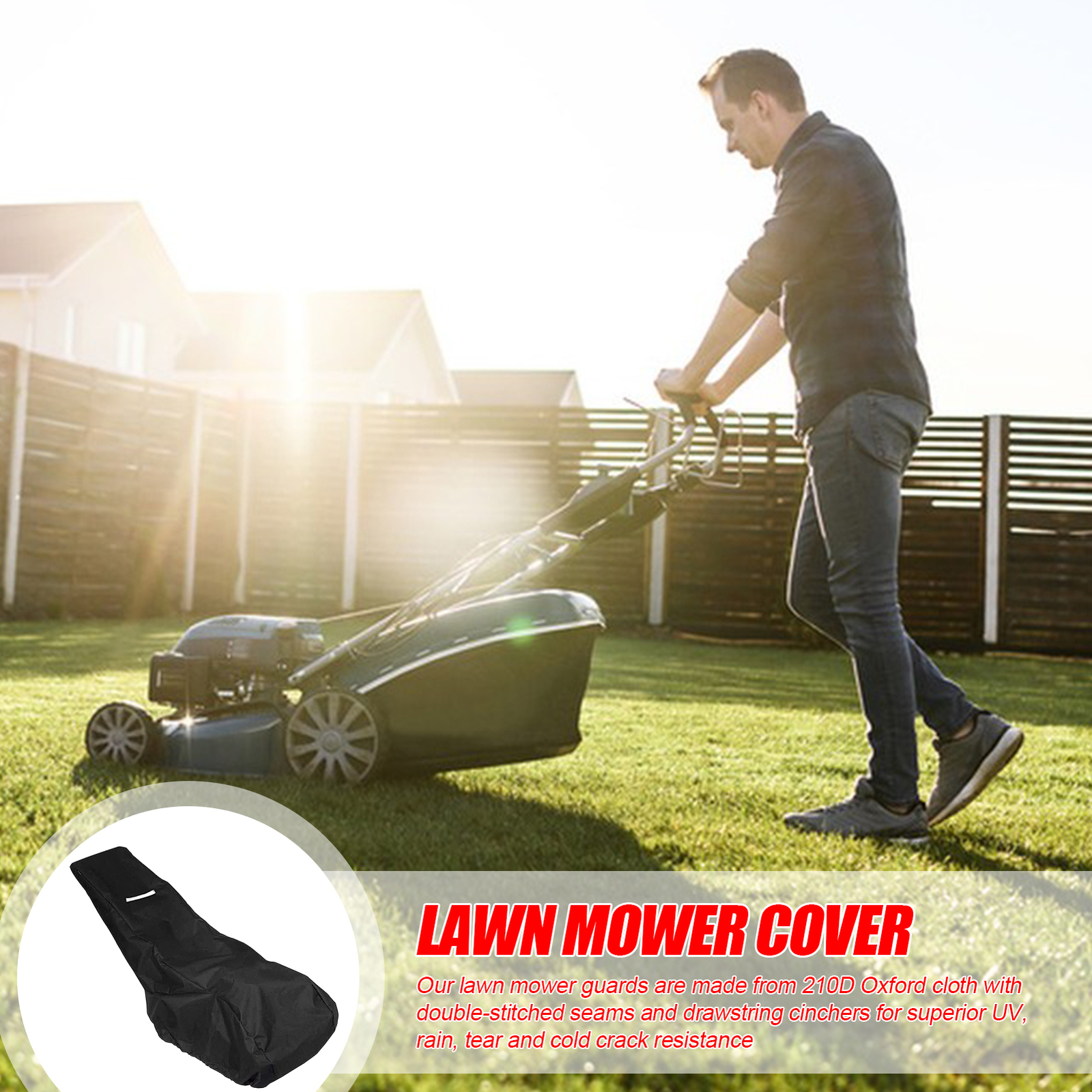 Classic Accessories StormPro 82 In. L X 50 In. W X 47 In. H Large Rainproof Heavy Duty Tractor Cover 52 240 041001 Ec - Foto 10