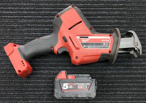 Milwaukee M18FHZ 18V Li-ion Cordless Hackzall Reciprocating Saw w/ 5.0Ah Battery - Picture 2 of 2