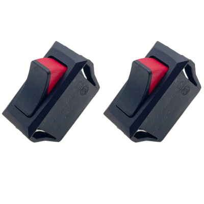 2PCS Rocker Switch Power Pink 16 A Canal HB Series US