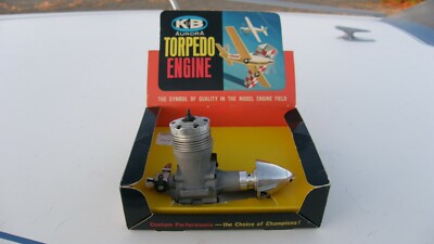 K&B TORPEDO 40 RC MODEL AIRPLANE GLO-PLUG ENGINE RACING SPEED PLANE VECO SPINNER