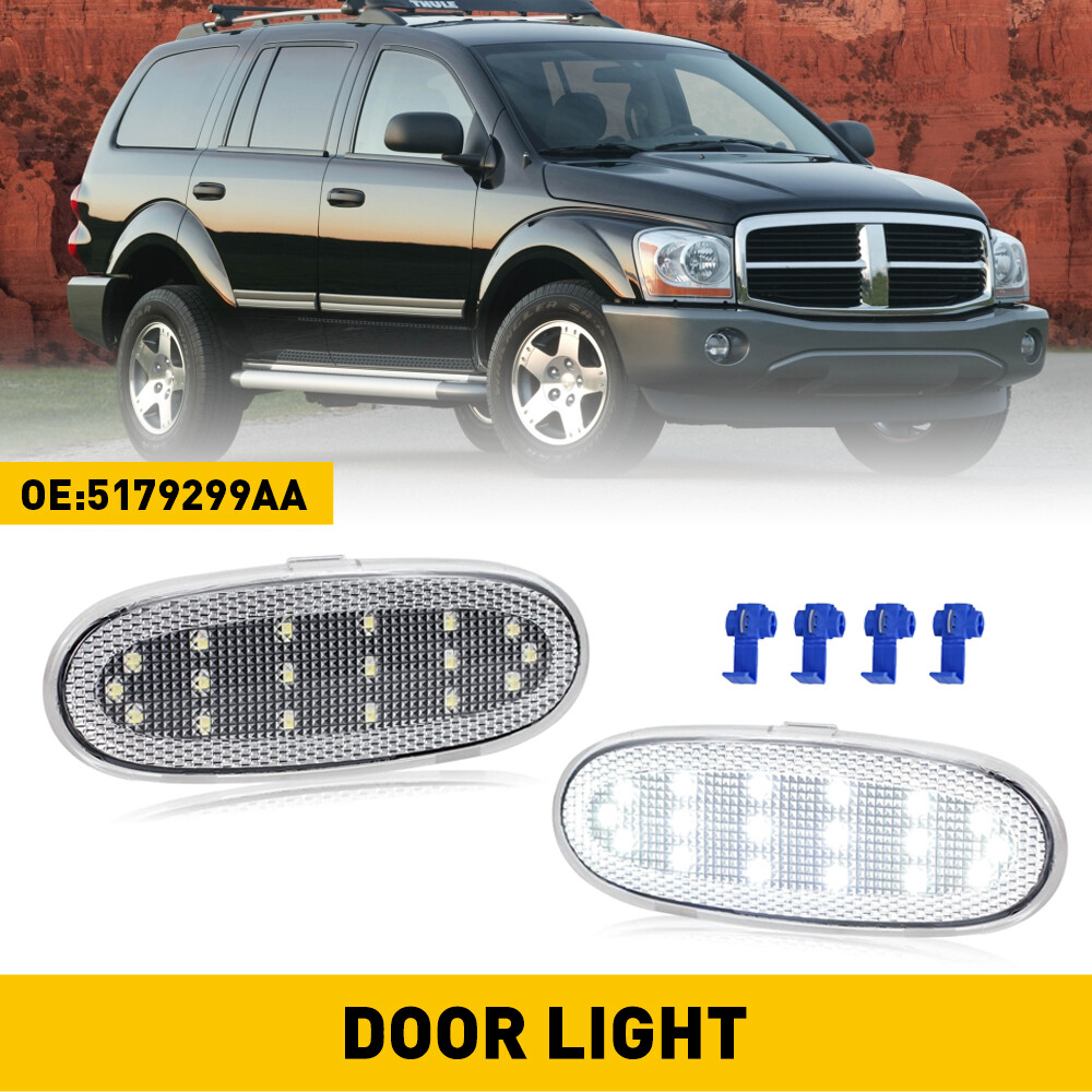 Interior Door Panel Courtesy LED Lights Lamps For 2002-2009 Dodge RAM 1500 2500