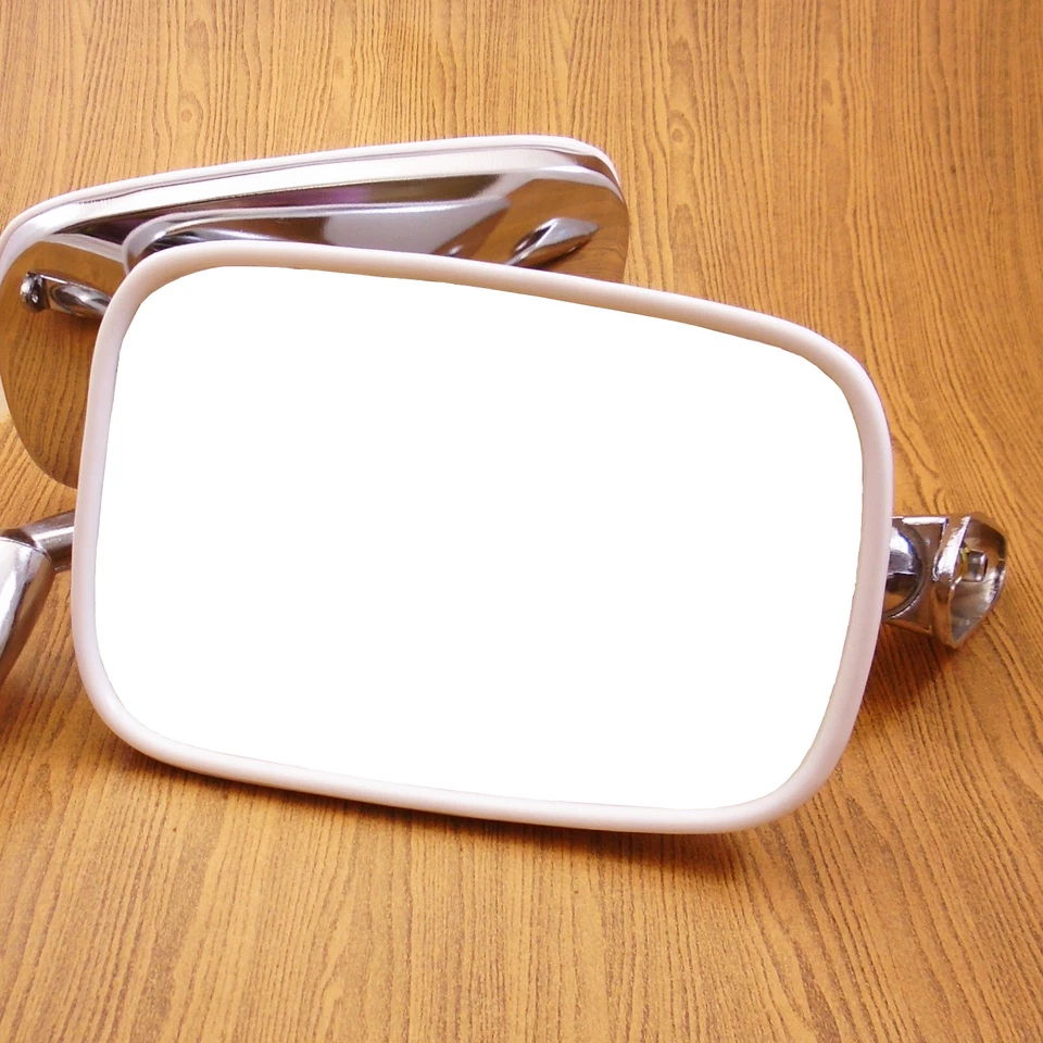 适用于丰田 Corona Mark II Cressida X MX 1968-84 双铬挡泥板镜门 — 第 3/3 张图片