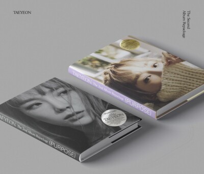 TAEYEON SNSD 2nd Repackage Album [Purpose] PURPLE Ver. CD+Booklet+