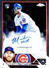 2023 Topps CHROME Update AC-MMA MILES MASTROBUONI AUTO ROOKIE CUBS   FREE SHIP