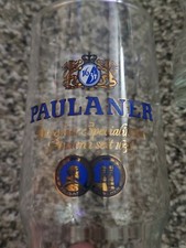 PAULANER BEER SET OF 5 GLASSES 1634 Munchner ...