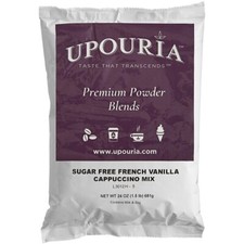 Sugar Free French Vanilla Cappuccino Mix Caramelized Creamy Beverage 2lb. 6 Case