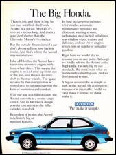 1978 Honda Accord - The Big Honda - Vintage Advertisement Print Art Ad K06