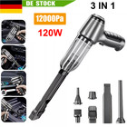 3 IN 1 Kabellos Mini Handstaubsauger 120W Auto Staubsauger Nass &Trocken Akku