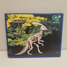 Vtg IQ Assembling Products D307 Parasurolophus Mysterious Dinosaur Wood Model