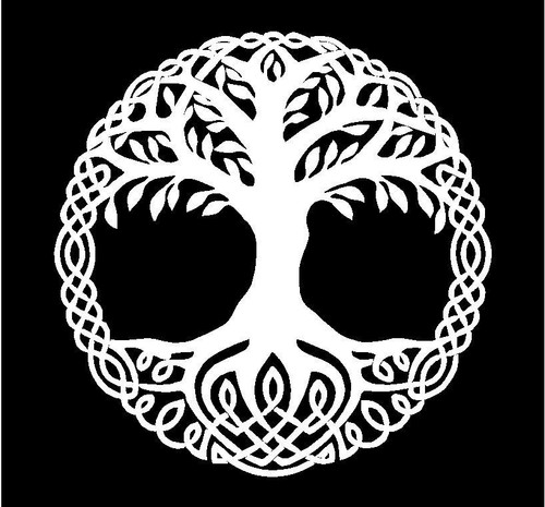 Celtic Tree of Life Symbol Vinyl Decal Car Window Laptop Tree of Life Sticker - Picture 2 of 8