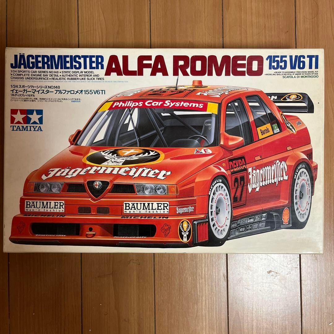 Tamiya 1/24 Jagermeister ALFA ROMEO 155 V6 TI Sport car No.148