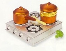 Cooktop & Copper Pot w/Broccoli PHB Hinged Bo...