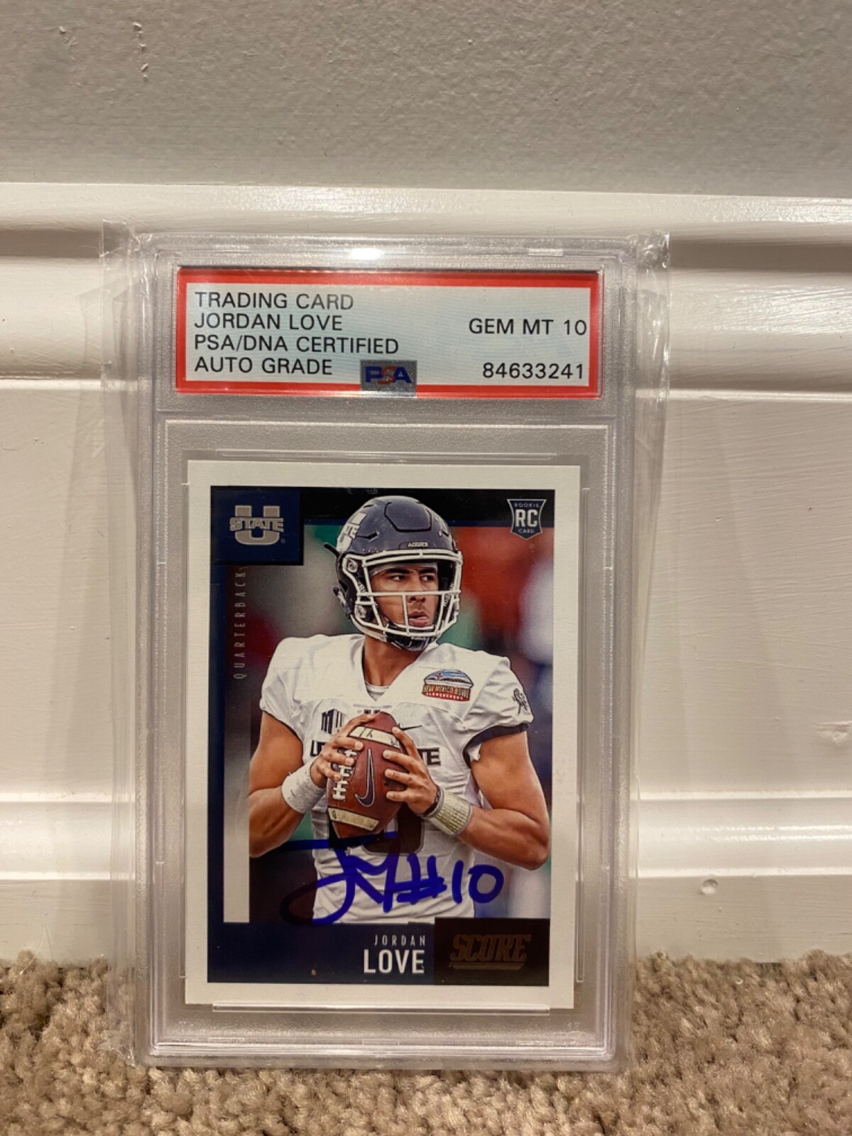 2020 Score - Rookies Signatures #361 Jordan Love (AU, RC)