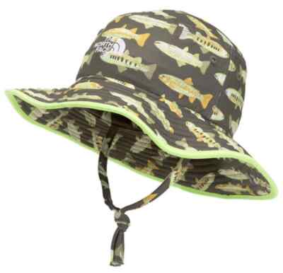 NEW WITH TAGS THE NORTH FACE  LIL BRIMMER HAT  COLOR GREEN  SIZE BABY 0-6 MONTHS