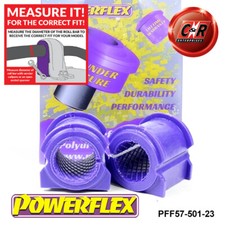 Powerflex Vorn Überrollbügel Buchsen 23mm für Porsche 911 996 (97-05)