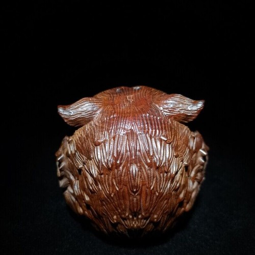Collect China Boxwood Hand Carved Wooden African Statues Decor Statue Tiger Art - Picture 2 of 6