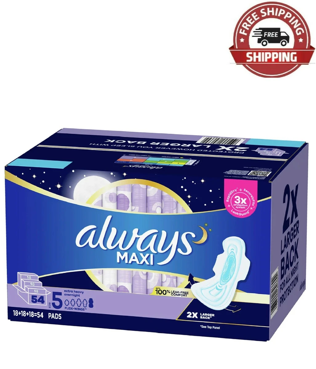 Always pads size 5 outlet