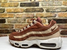 Nike Air Max 95 LX Shoes Women's 7.5 Dusty Peach Bio Beige Velvet Suede
