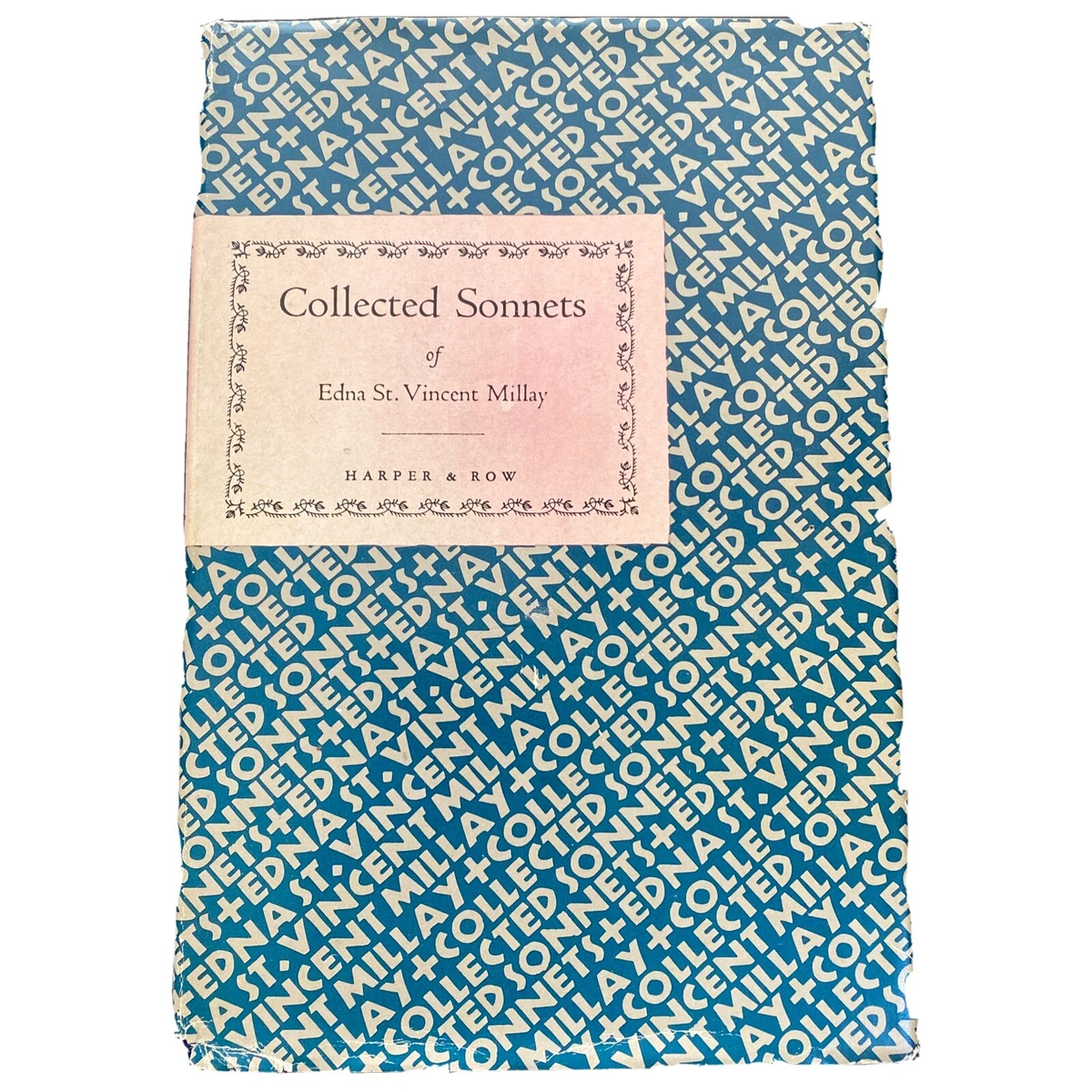 Collected Sonnets of Edna St. Vincent Millay Harper & Row Printed 1941  Timeless | eBay