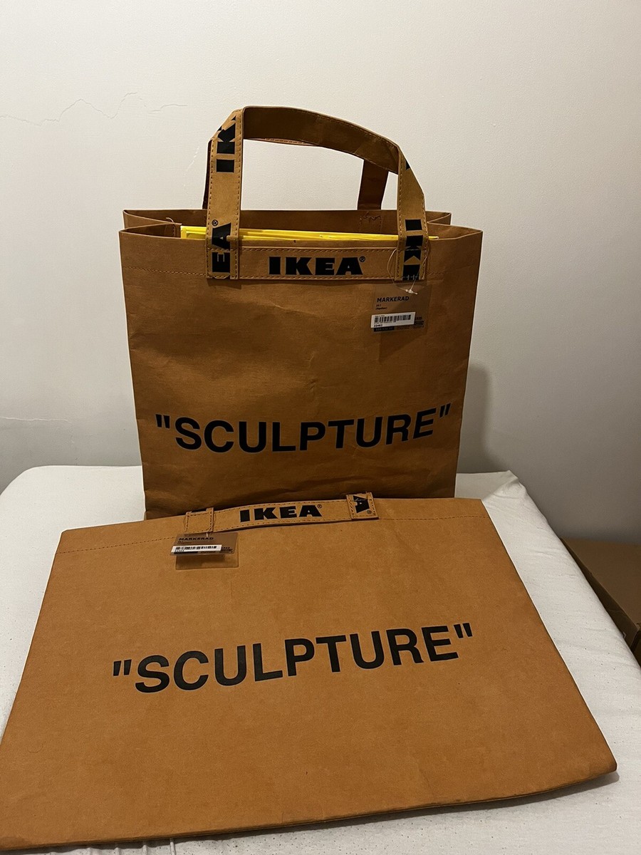 IKEA X VIRGIL ABLOH OFF WHITE “SCULPTURE” BAG SET X 2 LIMITED