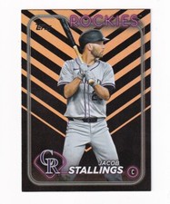 2024 TOPPS BASEBALL UPDATE JACOB STALLINGS HOLIDAY PARALLEL CARD US246