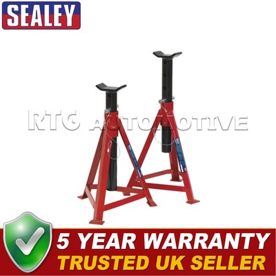 Sealey Premier Axle Stands (Pair) 2.5 Tonne Capacity per Stand Medium Height